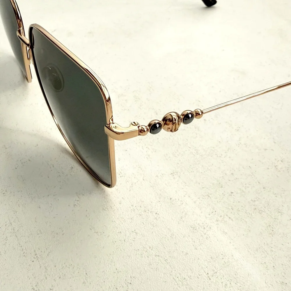 Jimmy Choo Women's Hester 59mm Sunglasses Summer Vacation Smoke‎ Lenses UV